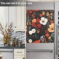 thumbnail image 3 of Yayeee Magnetic Dishwasher Cover for The Front Decoration Home Kitchen Machine Sticker Protector, Red Flowers Pattern, 3 of 6