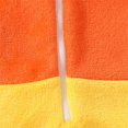 thumbnail image 6 of HAYIMI Toddler 2-Pcs Candy Corn Outfit Sets, Color Block Hooded Romper and Striped Knee-High Socks, Baby Halloween Dress-Up Clothes Sets, 6 of 8