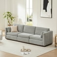 thumbnail image 2 of CHITA Sectional Couches Modular Sofa for Living Room, 3PC in Dove Gray, 2 of 8