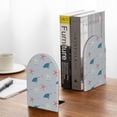 thumbnail image 5 of KLL Turtles And Shells Print Wood Book Ends for Shelves,1 Pair Wood Bookends Book Holder Stand Decorative, Book Stoppers for Heavy Duty Books CD File Video Games, 5 of 8