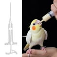 thumbnail image 4 of Mightlink 10/20/30/50ml Baby Bird Feeder with Scale Round Hose Adjustable Gavage Tube Milk Feeder Handheld Parrot Liquid Food Feeding Syringe Bird Supplies, 4 of 7