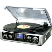 Sylvania USB Turntable with FM Radio, SRCD873