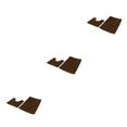 thumbnail image 2 of Yuarrent Alfombra de chenilla inferior TPR para baño sin hilo suelto y buena sensación de paso alfombra absorbente café 50*80 + 50*50 Type1 NO1, 2 of 6