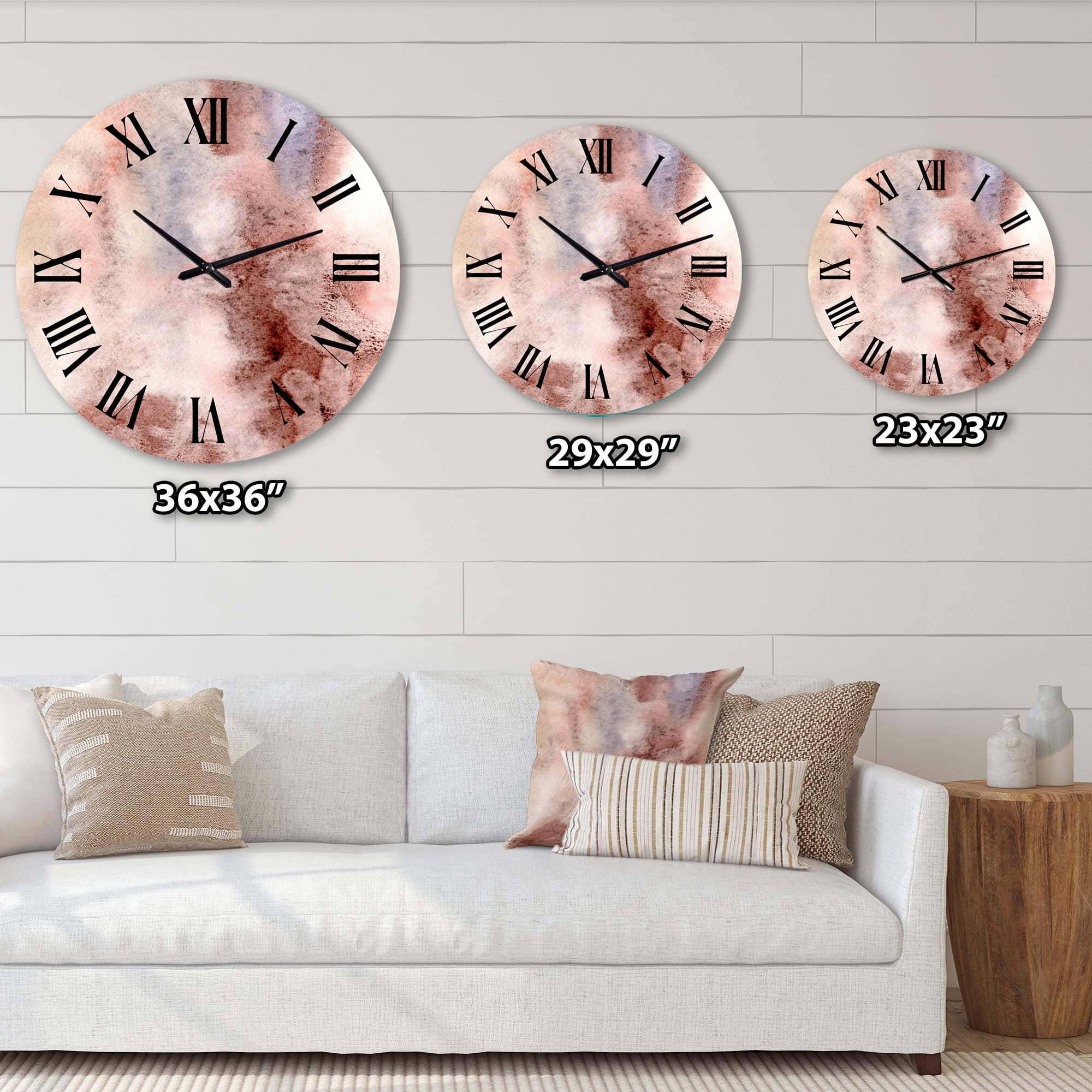 Designart 1 in Quartz Modern/Contemporary Wall Clock