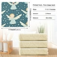 thumbnail image 3 of 6 Packs Angels and Star Kitchen Dish Towels Soft Absorbent Dish Cloths 11"x11", 3 of 9