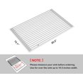 thumbnail image 3 of ORUYROP Over The Sink Multipurpose Roll-Up Dish Drying Rack (Warm Gray, Large-20.5" x 13.1"), 3 of 7