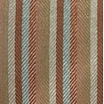 thumbnail image 4 of Plutus 16" x 16" Tracks Stripe Luxury Throw Pillow in Brown, 4 of 9