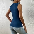thumbnail image 4 of Zoeecloth Womens Crewneck Tank T-Shirt Summer Sleeveless Versatile Tees for Female S-XXL, 4 of 9