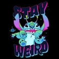 thumbnail image 2 of Mens Lilo & Stitch Weirdo Cosmic Alien T Shirt, 2 of 5