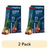 (2 pack) DripDrop Electrolyte Powder Drink Mix for Dehydration Relief Fast, Fruit Punch, 0.35 oz, 8 Count Packets