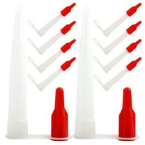 10 Pcs Sealant Nozzle Tips Caulk Remover Tool DIY Lash Extension Kit Tube