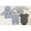 Disney Baby Kids Winnie The Pooh 4-Pc. Outfit Set, Blue 3M (3 Months) - NEW