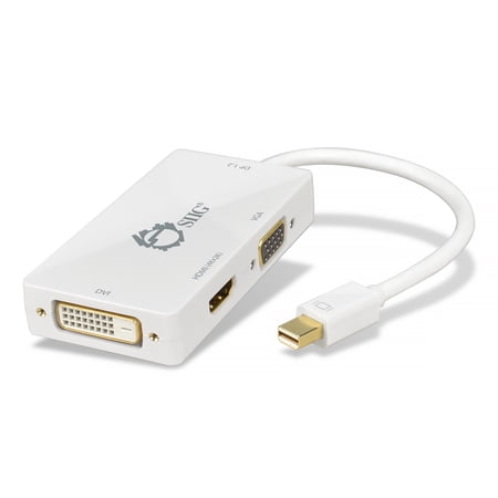 UPC: 0662774021850 | SIIG CBDP1H11S1 Mini DisplayPort 1.2 to HDMI/DVI/VGA Conversion Adapter