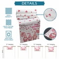 thumbnail image 6 of Galentine's Day Table Runner 108 Inches, Pink Gnomes Love Heart Balloon Tree Branch Bed Runner Dresser Scarves Tabletop for Indoor Outdoor Parties/Ceremony/Banquet, 13"x 108", 6 of 9