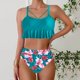 thumbnail image 1 of WILLBEST Traje de Baño de Dos Piezas Para Mujer, Tankini, Con Tirantes, Con Pantalones Cortos, Talla Grande, Sexy, Para Playa 1158, 1 of 8