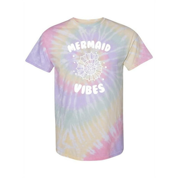 Mermaid Vibes Tie-Dye Spiral Men -Smartprints Designs, Male Large