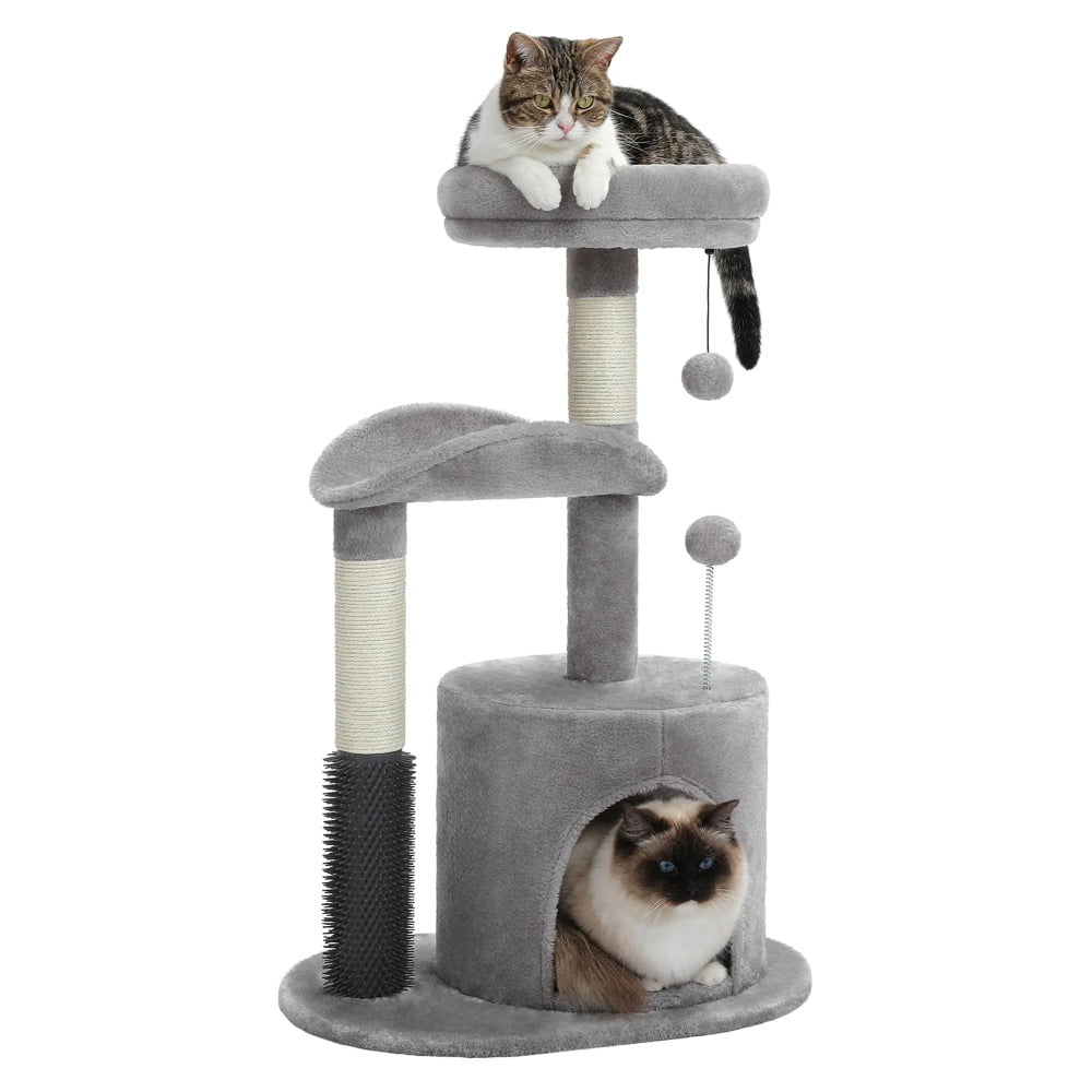 Kanstar Water-Resistant 11-Level 32.7" Cat Tree Gray