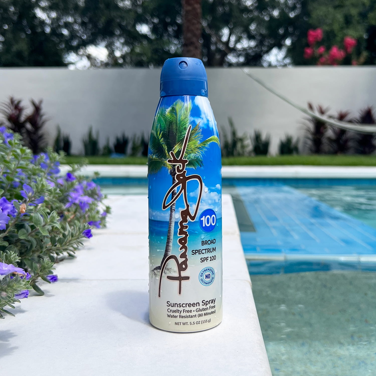 Panama Jack Continuous Spray Sunscreen - SPF 100, Broad Spectrum UVA/UVB Protection, PABA, Paraben, Gluten & Cruelty Free, Water Resistant (80 Minutes), 5.5 OZ (Pack of 2)