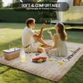 thumbnail image 4 of Sunflower Outdoor Rug for Patio/Deck/Porch, Non-Slip Large Area Rug 5 x 8 Ft, Vintage Botanical Indoor Outdoor Rugs Washable Area Rugs, Reversible Camping Rug Carpet Runner, 4 of 8