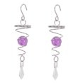 thumbnail image 1 of Wind Chimes, Rotating Wind Chimes Exquisite Craftsmanship Bright And Translucent  For Garden For City Apartment Purple,Green,Blue,Red,Lake Blue, 1 of 8