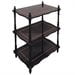 Traditional Decorative 3 Tier Shelf, Cherry