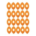 thumbnail image 2 of 20 cintas elásticas precortadas para parches deportivos, cintas de kinesiología, soporte muscular para correr, gimnasio, deportes y natación. naranja, 2 of 10