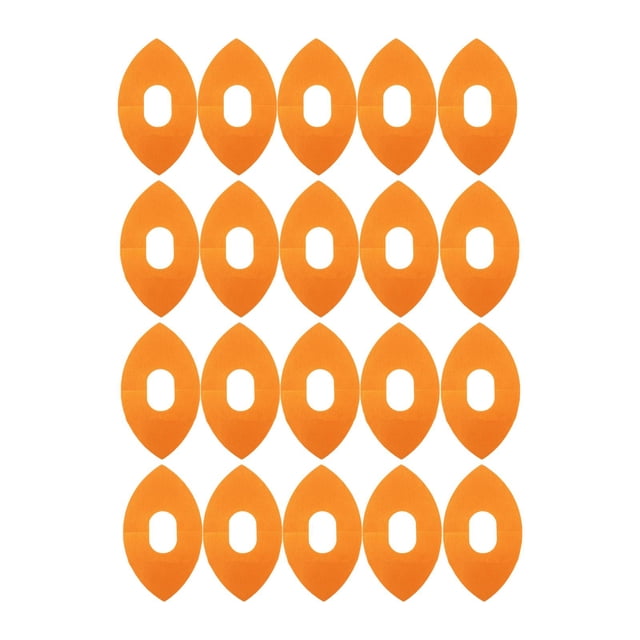 20 cintas deportivas precortadas de kinesiología, parches protectores profesionales, cinta de soporte muscular para deportes, gimnasio, fútbol, naranja