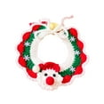 thumbnail image 4 of Collar de gato de punto de año Nuevo, collar de gatito, bufanda, accesorios de fotografía hechos a mano cómodos, collar de gato de punto de año Nuevo Papá Noel, 4 of 8