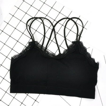 

CAICJ98 Sports Bras For Women Underwear For Women Push Up Adjustable Bra Tube Top Sagging Plus Size No Wire Underwear Black One Size