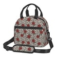 thumbnail image 1 of Disketp Leopard Print Rose Lonchera Térmica para Mujer y Hombre, Bolsa de Almuerzo Reutilizable e Impermeable para Trabajo, Viajes y Picnic, 1 of 7