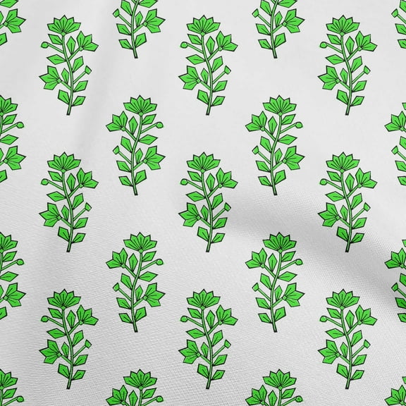 oneOone Polyester Spandex Green Fabric Block Sewing Material Print Fabric By The Yard 56 Inch Wide-VX