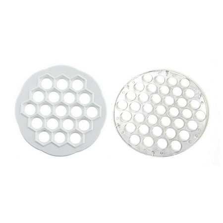 

Xewsqmlo 19 Holes Dough Press Mould Dumpling Mold Ravioli Pelmeni Huntun Maker (A)