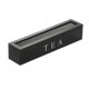 thumbnail image 5 of Organizador de bolsitas de té de madera, 6 compartimentos, práctico organizador de bolsitas de té con tapa transparente para encimera de oficina., 5 of 9