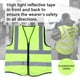 thumbnail image 2 of Chaleco reflectante multicolor Chaleco de seguridad (verde fluorescente), 2 of 8