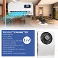 thumbnail image 2 of 12V 10000BTU Mini Electric Split Air Conditioner, New Energy AC Unit for Semi Truck, RV, Motorhome, Crane, Tractor, Camper Van, Boat, 2 of 7