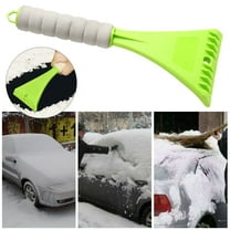 Mini Ice and Snow Scraper 10 Inch, 1 Pcs Car Windshield Snow Brush for Winter, Multi-Purpose Auto Ice Scraper for Truck SUV, Lightweight Ergonomic Design, Car Accessories