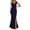 Navy, variant on WTXUE Maxi Dresses, Dinner Dress Sleeveless Split V-Neck, Women Pleated Body Slit Wrapped Party Dress Solid Slip Semi Formal Maxi Women, Pink Size S(US:4)
