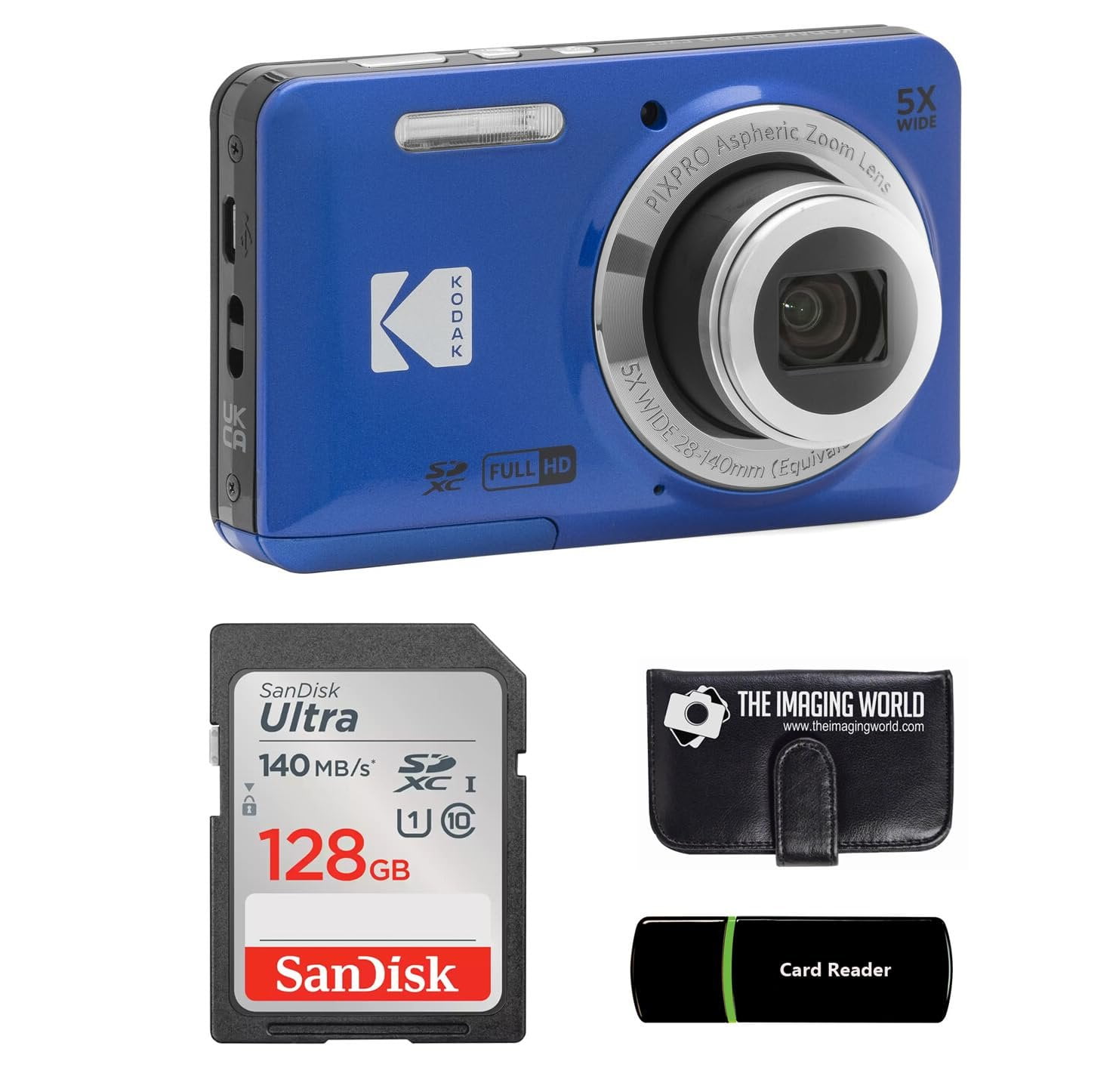 Fujifilm FinePix XP140 16.4 Megapixel Compact Camera - Sky Blue