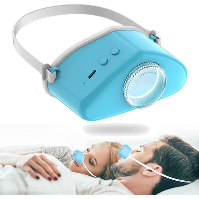 Atomization Snore Stopper, Snore Reducing and Air Purifier Filter, Relieve Snore (Blue)
