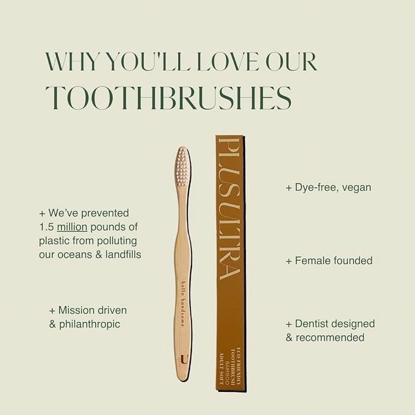 (Pack Of 12) Plus Ultra Toothbrush Bamboo Hello Gorgeous 1 Each