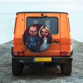 thumbnail image 2 of Lsque Chucky Pattern Tire Covers - Tough Tire Wheel Protector for Truck, SUV, Trailer, Camper, RV - 14 inch, 2 of 7