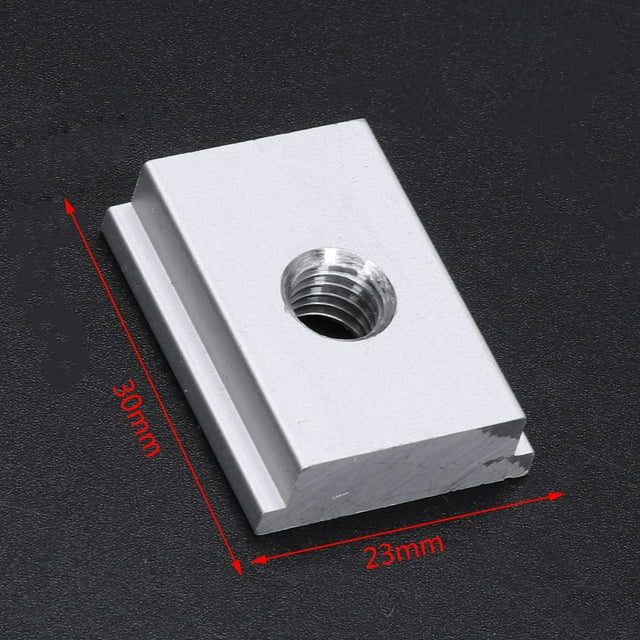 5Pcs M8 T-Track Slider Sliding Nut Aluminum Alloy T Slot Nut For Woodworking Tool Jigs Screw Slot Fastener