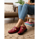 thumbnail image 4 of Huarache en Piel Borrego Mujer | Comodidad Casual | Piel Genuina | Suela Antiderrapante |, 4 of 5