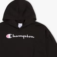 thumbnail image 2 of Champion Girls Pullover Fleece Hoodie - Black - Size Medium, 2 of 5