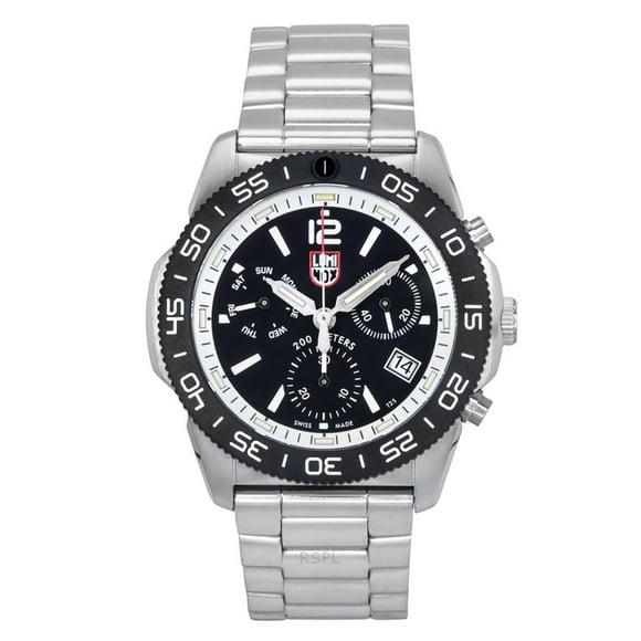 Luminox Pacific Diver Chronographe Acier Inoxydable Cadran Noir Quartz TP.3141.M 200 m Montre pour Homme