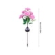 thumbnail image 4 of Lámpara de tierra LED Solar Silk 7 Carnation | Luz de estaca de jardín de patio al aire libre | Decoración de jardín de plástico resistente a la intemperie | Iluminación de caminos florales con, 4 of 7