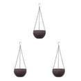 thumbnail image 1 of ZheElen 2piece Stylish And Practical Hanging Flower Pots For Indoor And Outdoor coffee 3Set, 1 of 6