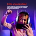 thumbnail image 4 of Audifonos Diadema Gamer BALAM RUSH HESIX II HS688 Microfono USB/Jack 3.5mm RGB, 4 of 5