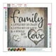 thumbnail image 4 of Bewildely Nuevo 5D DIY diamante pintura familia amor carta diamante bordado patrón completo cuadrado/ punto de cruz kit mosaico decoración del Artesanía, 4 of 6