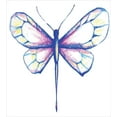 thumbnail image 2 of Dragonfly Duvet Cover Set, Single Dragonfly Featured in Soft Color Fast Long-Bodied Predatory Insect Theme, Decorative 3 Piece Bedding Set with 2 Pillow Shams, Queen Size, Violet Blue, by Ambesonne, 2 of 2